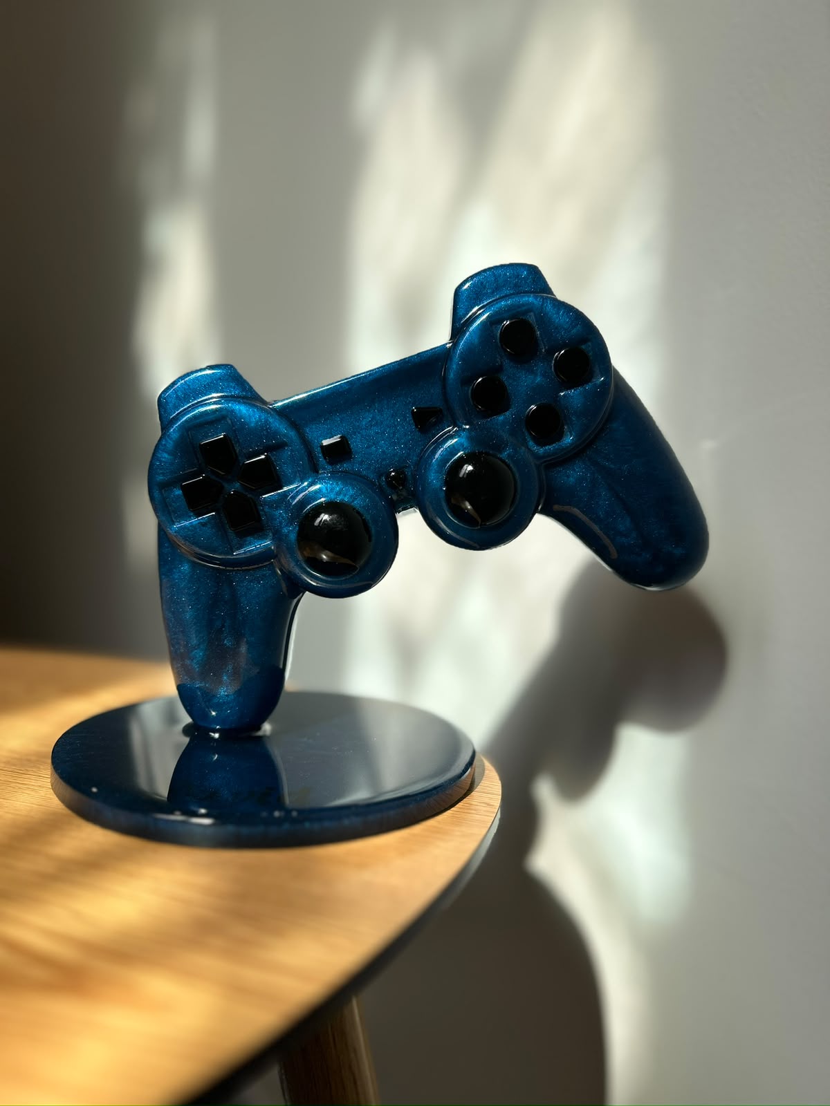 Manette de jeu PlayStation avec support - personnalisée en résine