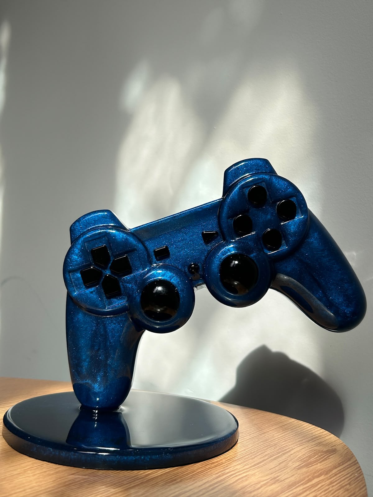 Manette de jeu PlayStation avec support - personnalisée en résine