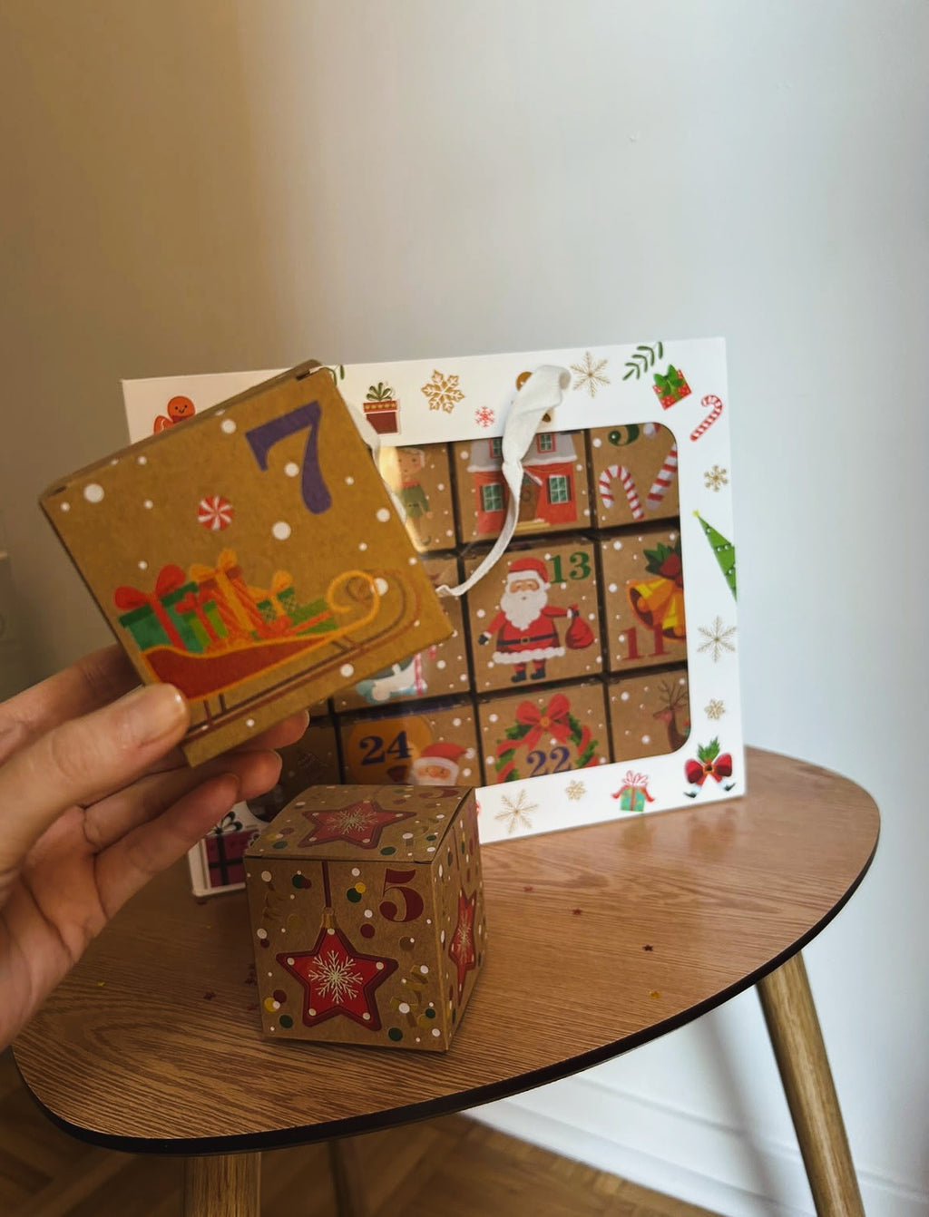 Calendrier de l'Avent avec 24 boîtes pour le moins de décémbre - cadeau de Noël pour femmes