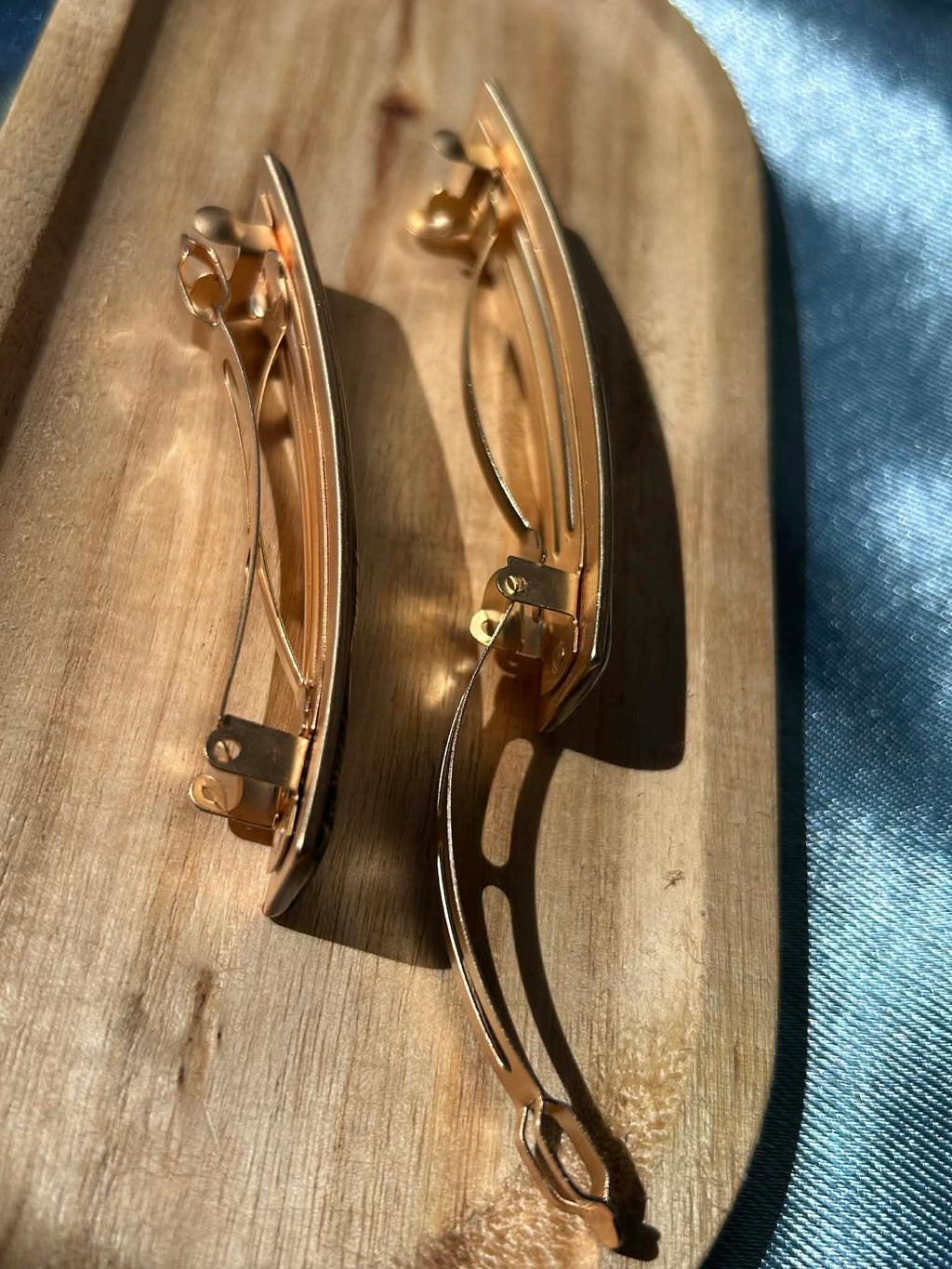 Barrette à cheveux avec fleurs naturelles séchées - accessoires coiffure