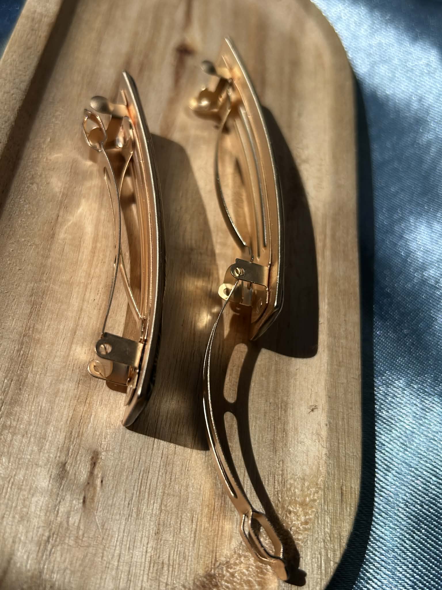 Barrette à cheveux avec fleurs naturelles séchées - accessoires coiffure