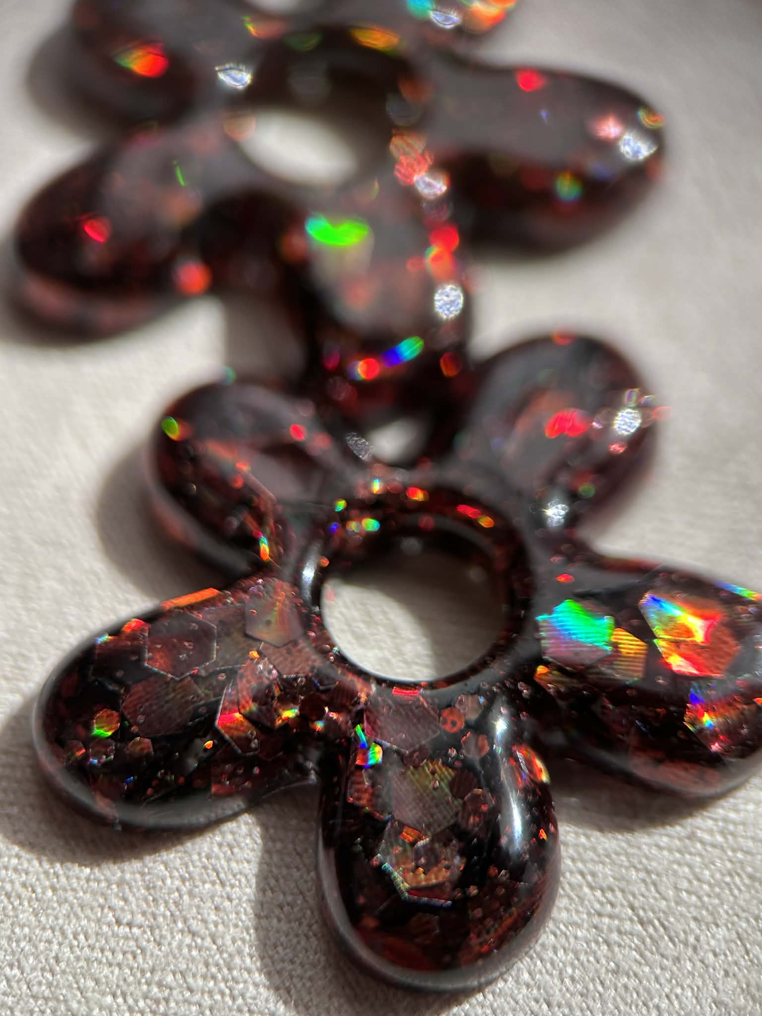 Créoles doré avec pampilles - boucles d oreilles