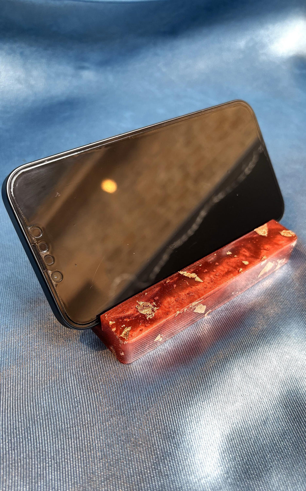 Support en résine pour cartes de visite - support téléphone portable - personnaliser